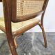 Fauteuil en bois cintré des années 60