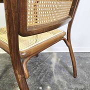 Fauteuil en bois cintré des années 60