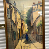 Watercolor signed Michel Joyeux