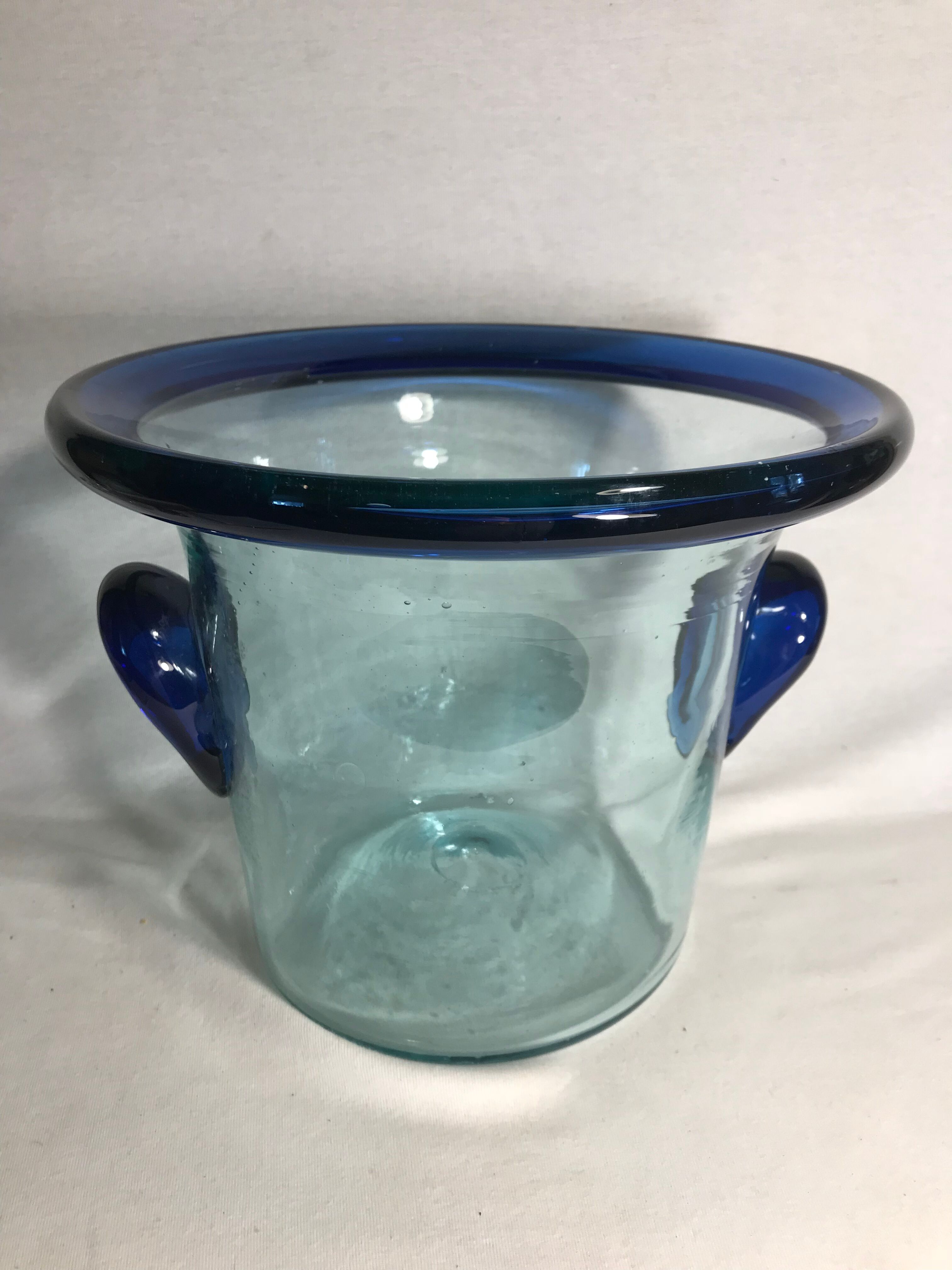 Old glass champagne seal