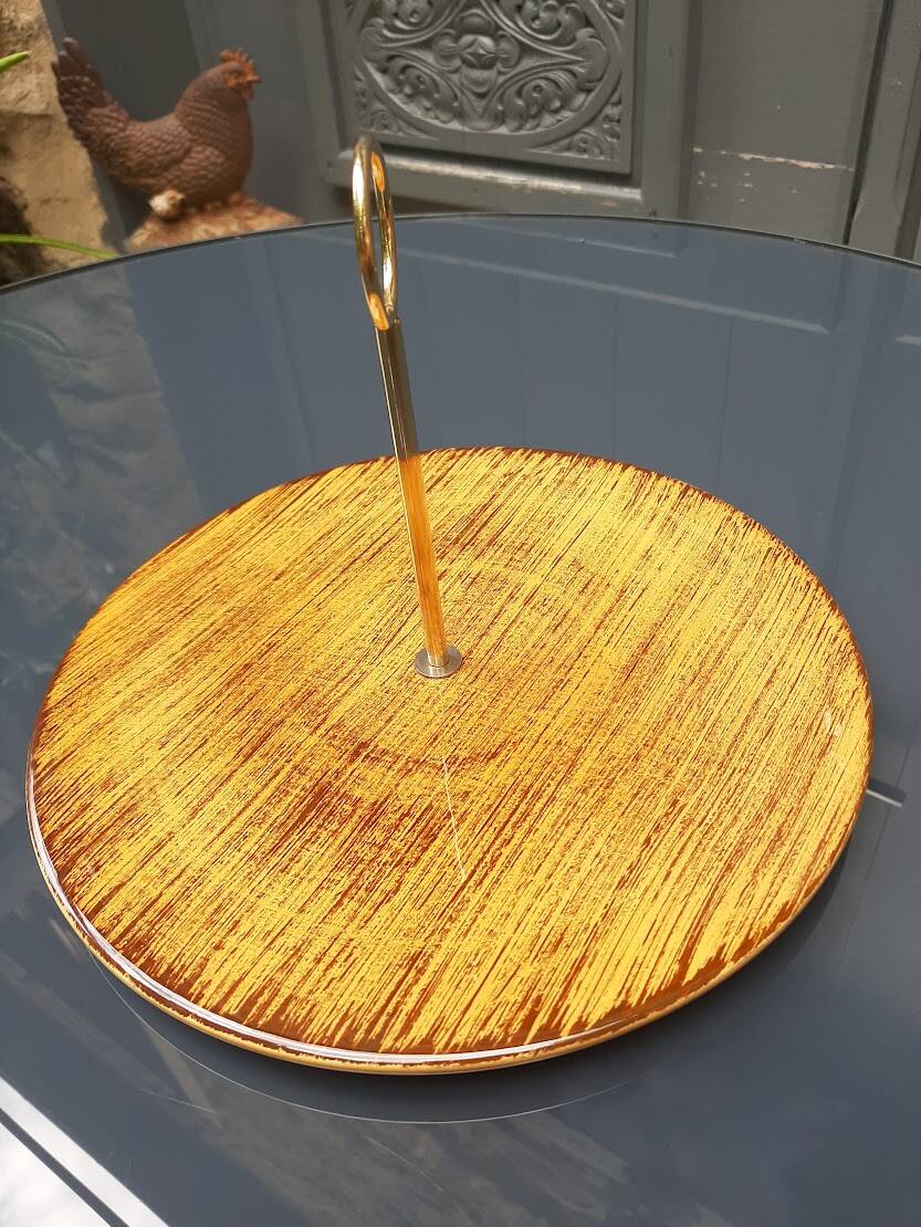 Old Salins France cheese tray, Duras model, 1960