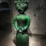 Roland Zobel - Large ceramic sculpture of a king