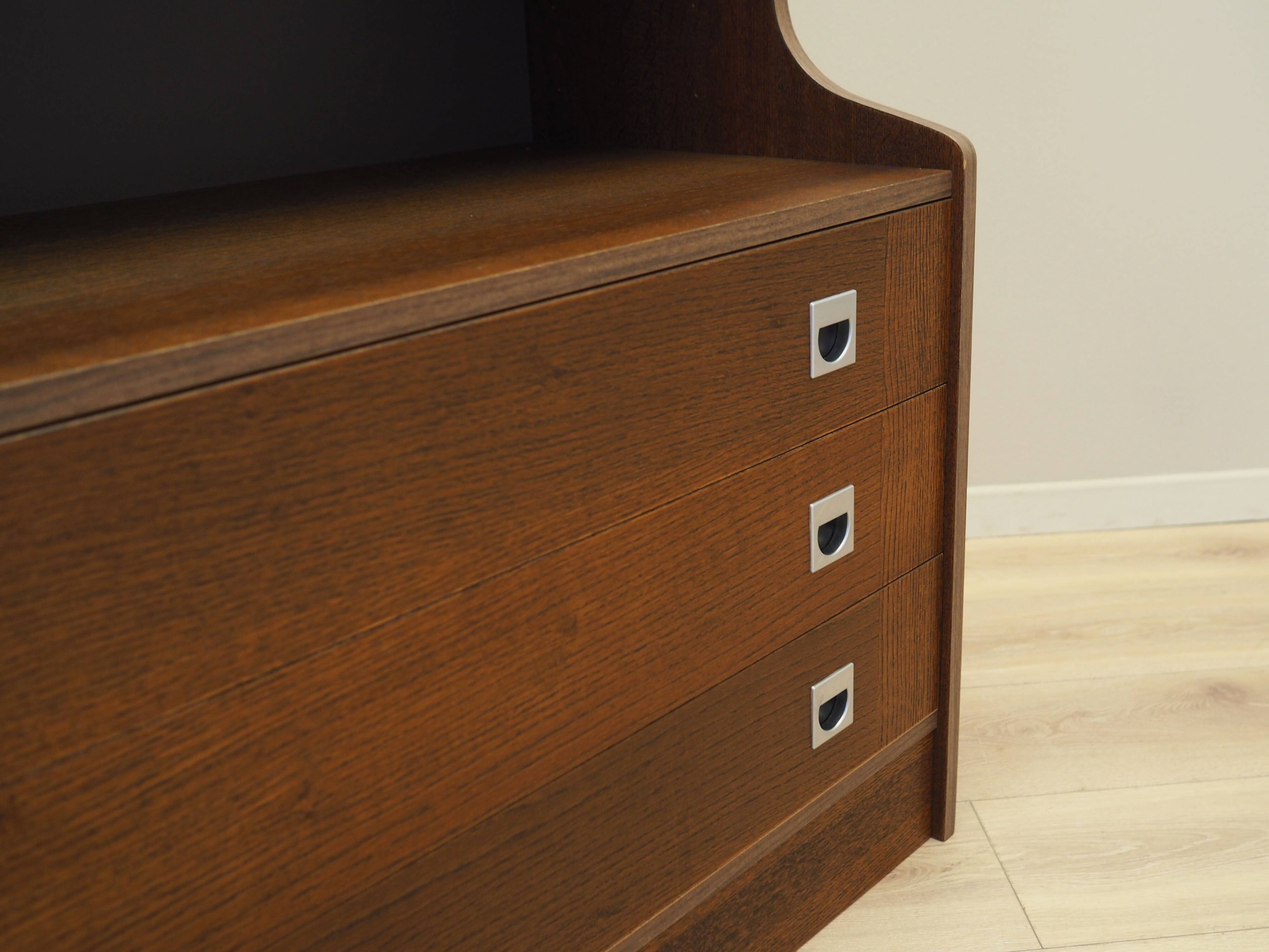 Oak bookcase, Danish design, 1970s, production: Denmark
