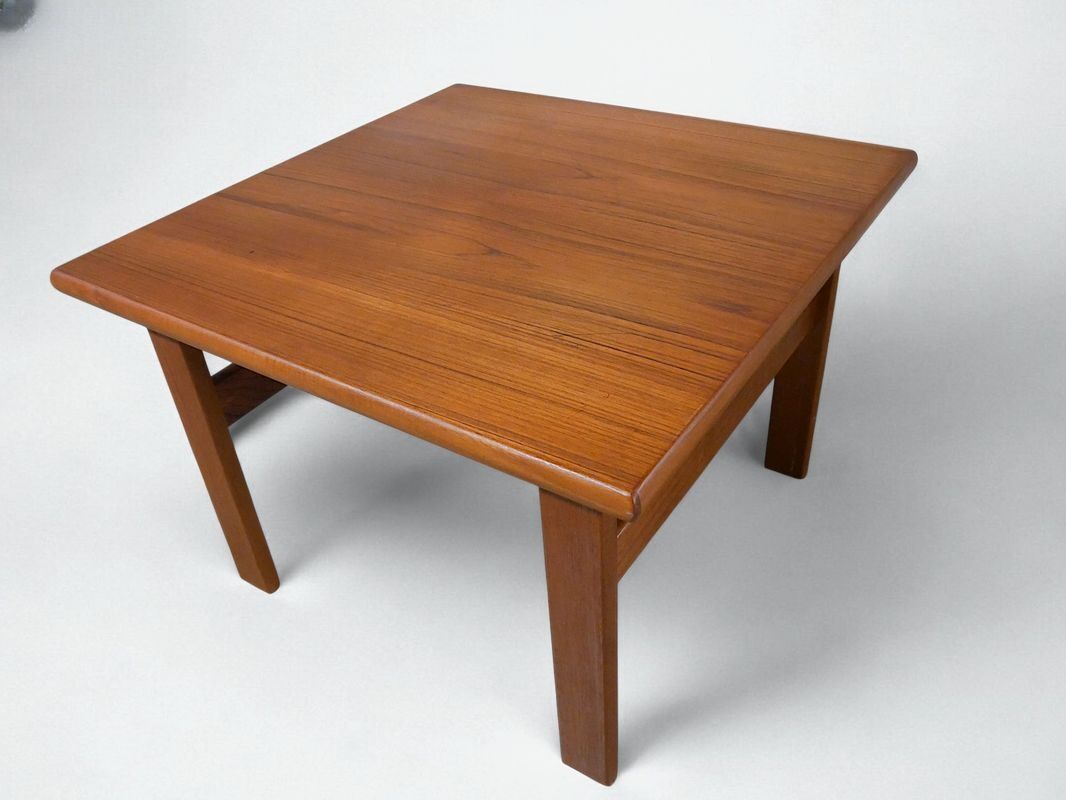 Table basse scandinave en teck - Vintage 1960