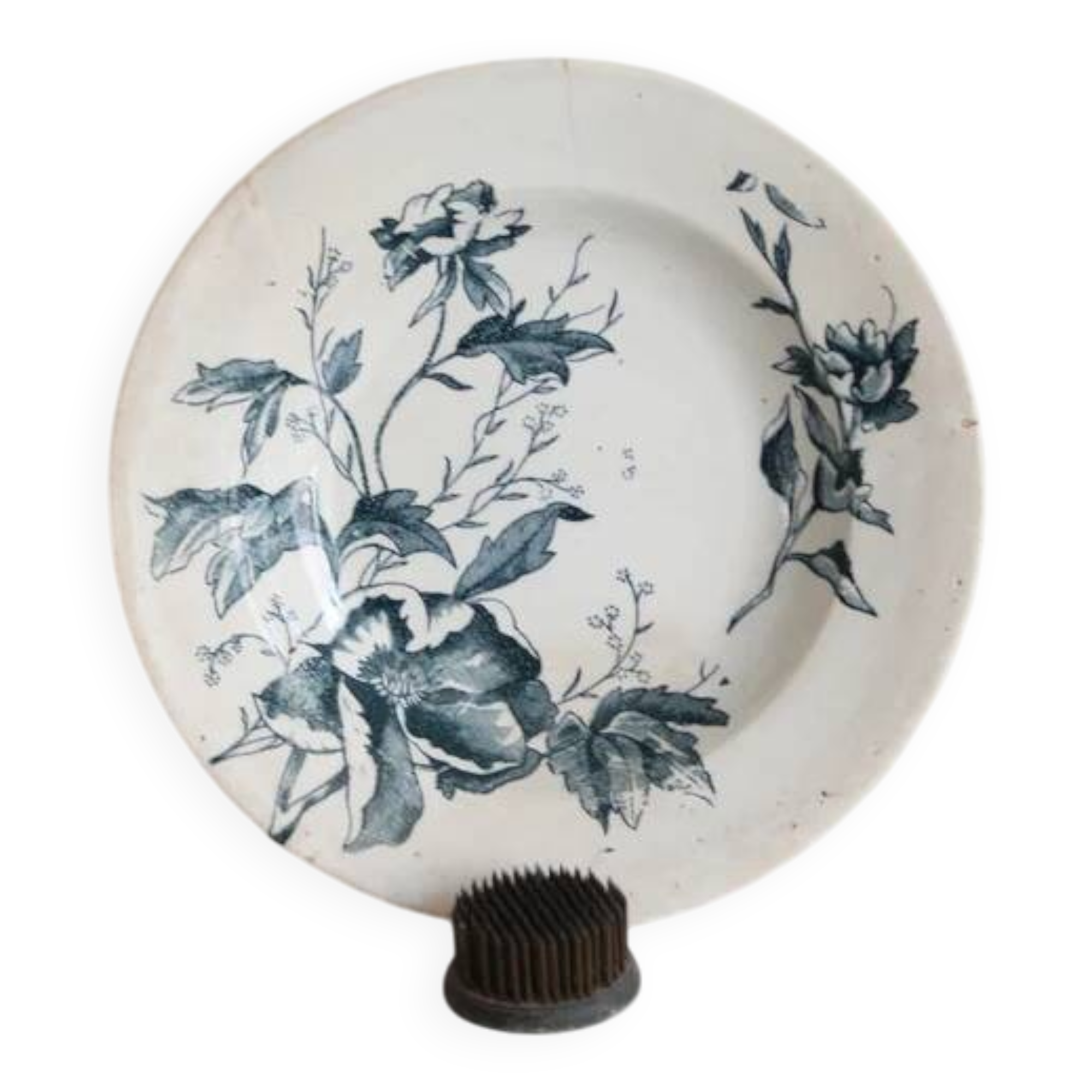 Centenary stencil plate Rose de Noël 23.5 cm