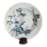 Assiette au pochoir centenaire Rose de Noel 23.5 cm