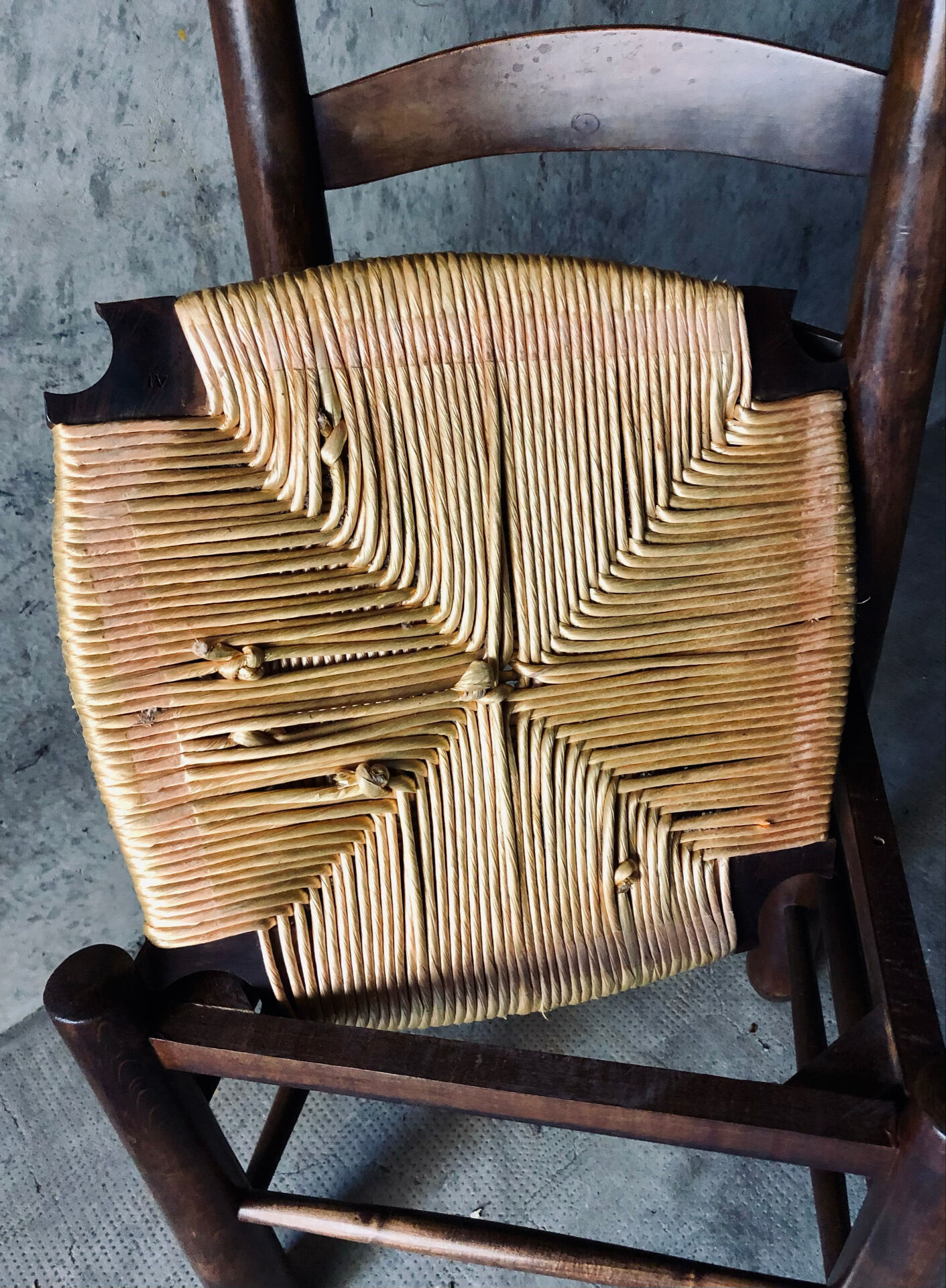 Set of 6 chairs in Brutalist style / Georges Robert