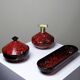 Vintage set from the 50s-60s by Vincenzo Nason, Murano aventurine glass collection.
