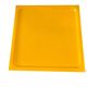 Side table/bar table/vintage yellow furniture on wheels