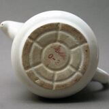 White ceramic coffeemaker and melitta filter, 60 years