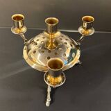 Four-armed, four-legged chandelier, mid-20th century