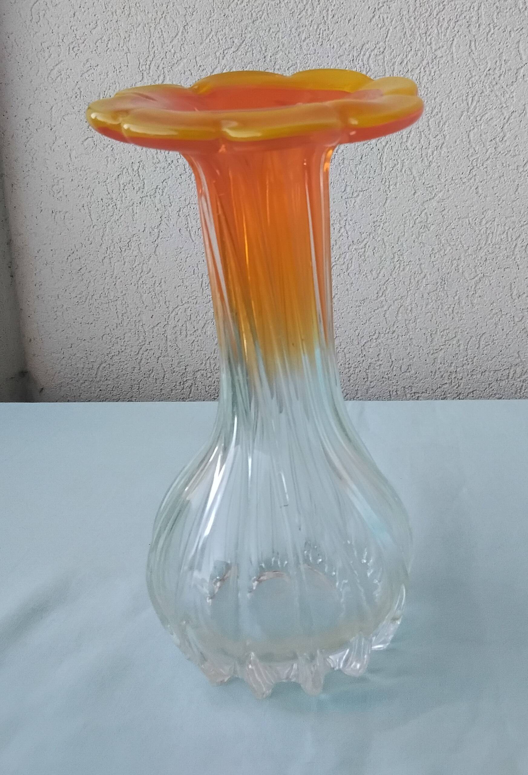 Murano glass vase