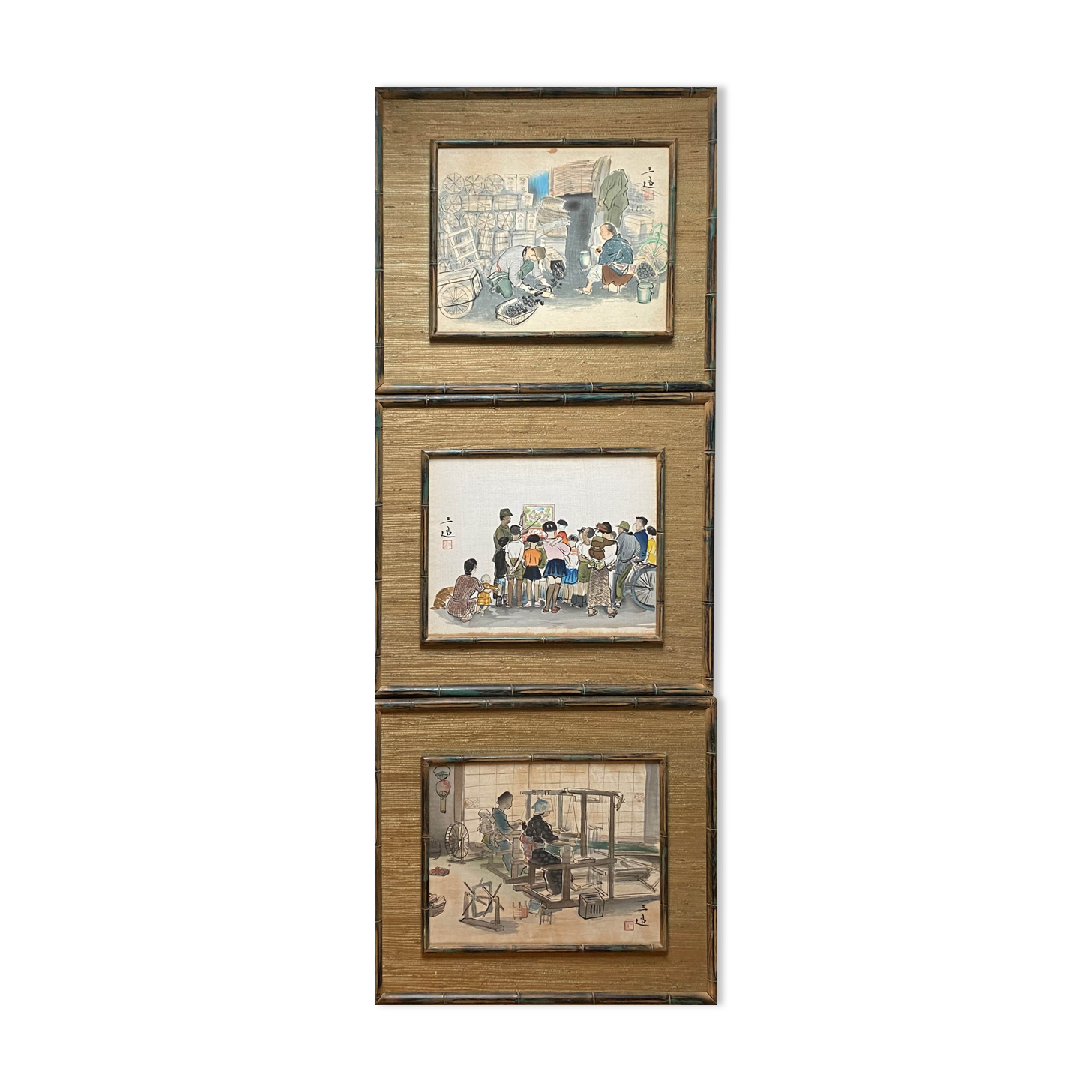 3 prints Kyoto Hanga-in 1950 by Sanzo Wada (1883/1967)