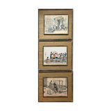 3 prints Kyoto Hanga-in 1950 by Sanzo Wada (1883/1967)