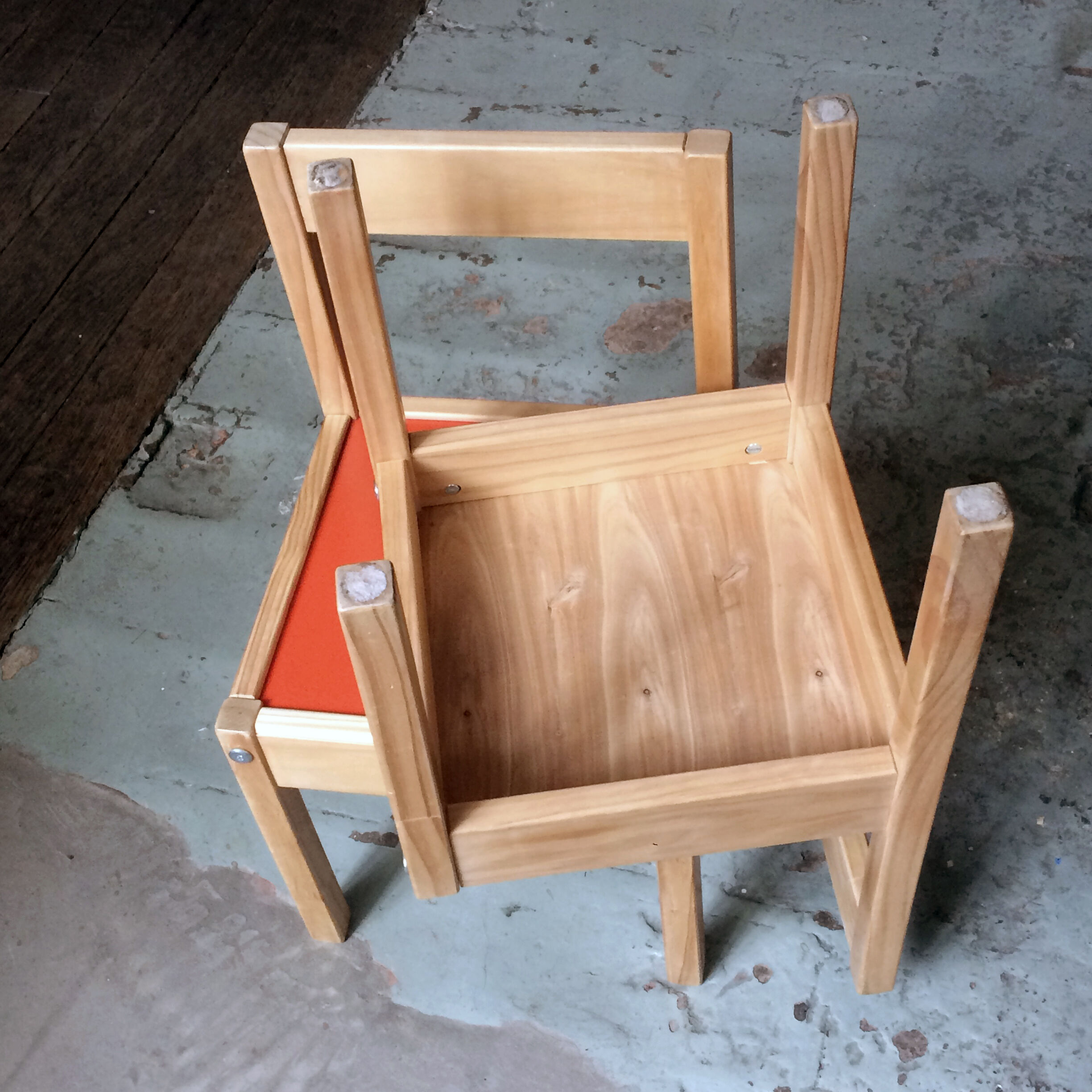 Two small chairs for children