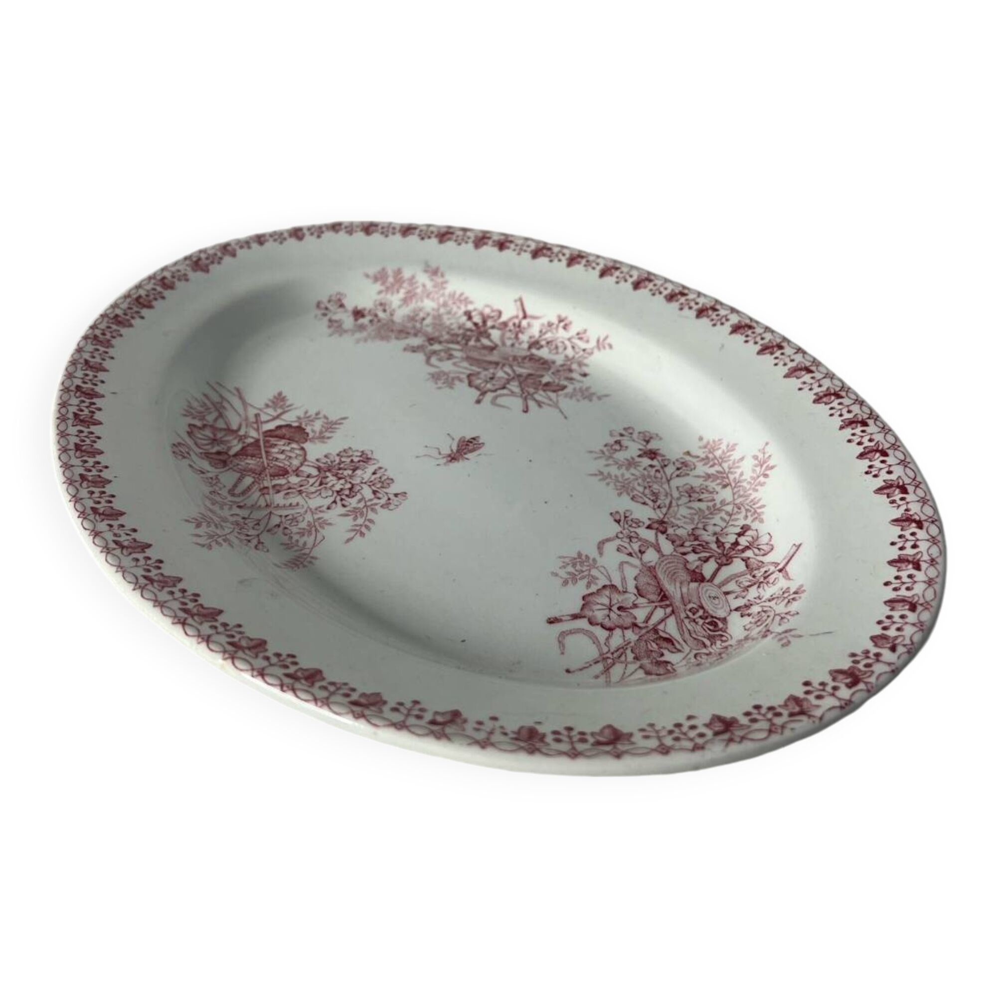Plat de présentation terre de fer Onnaing Moisson