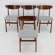 1960s Set Of Four Dining Chairs by Farstrup Mobler ,Denmark
