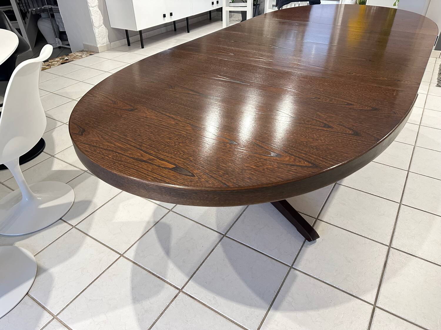 Vintage Baumann House extendable table from the 1970s