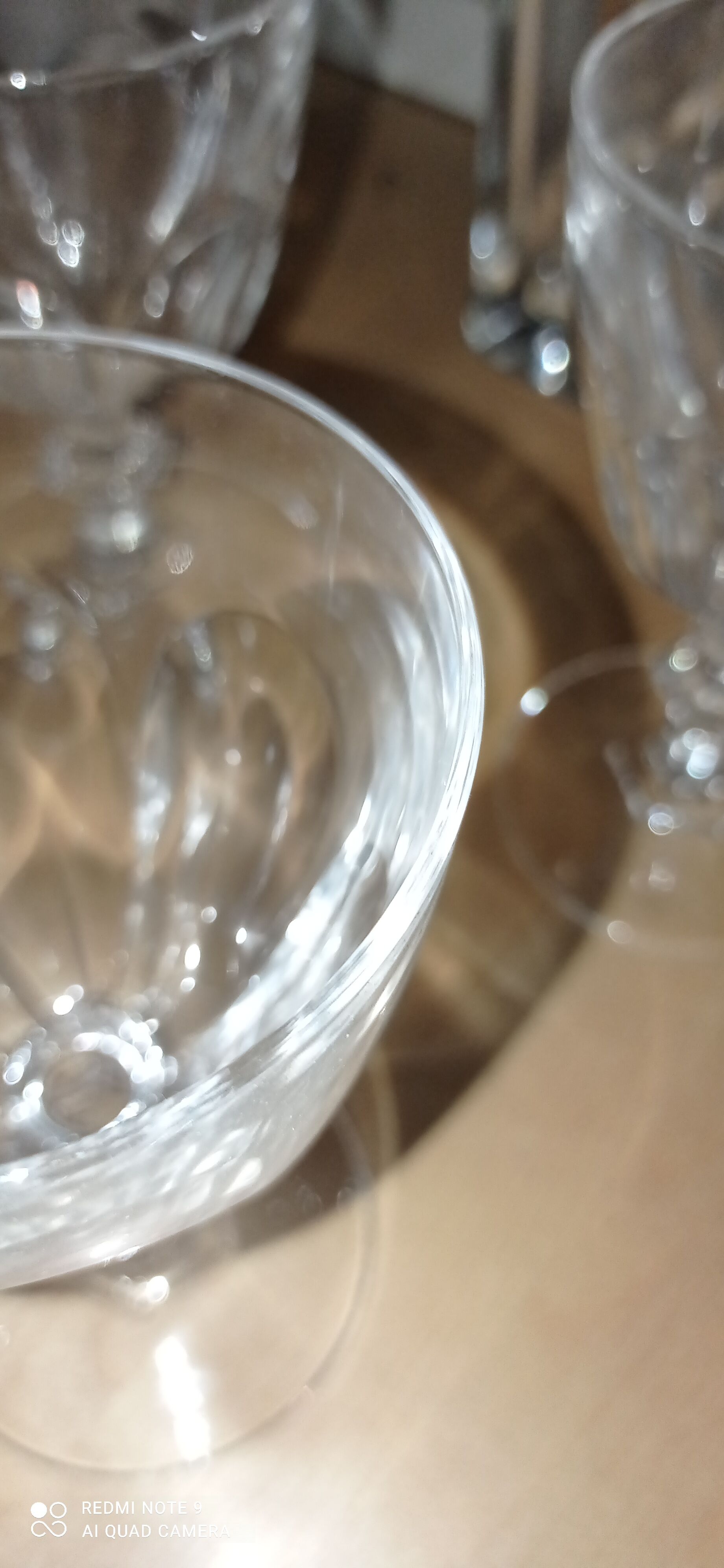 6 verres à vin cristal Rambouillet