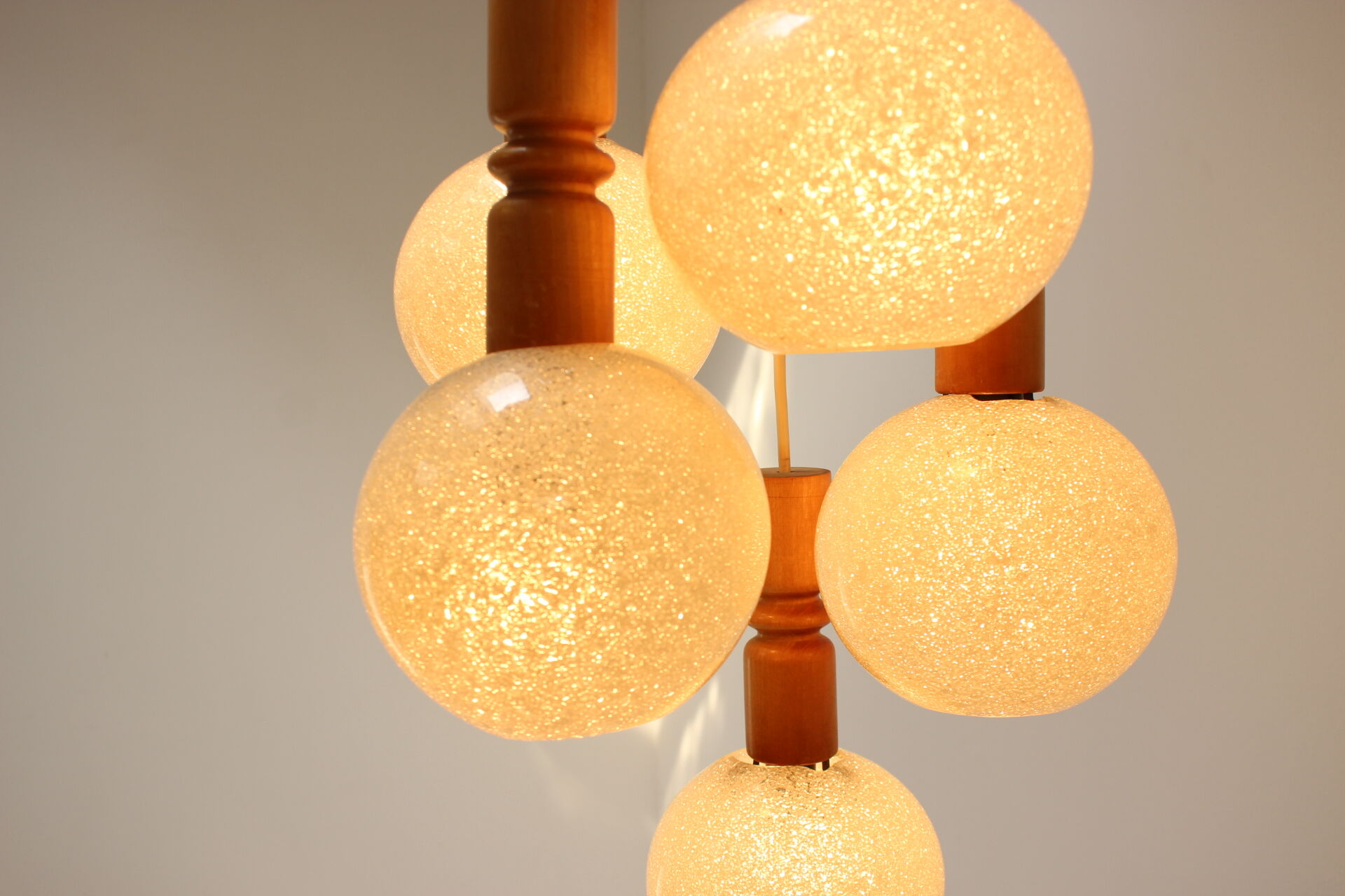 Adjustable chandelier by Pokrok Žilina, 1970