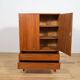 Commode à tiroirs vintage en teck, 1960s