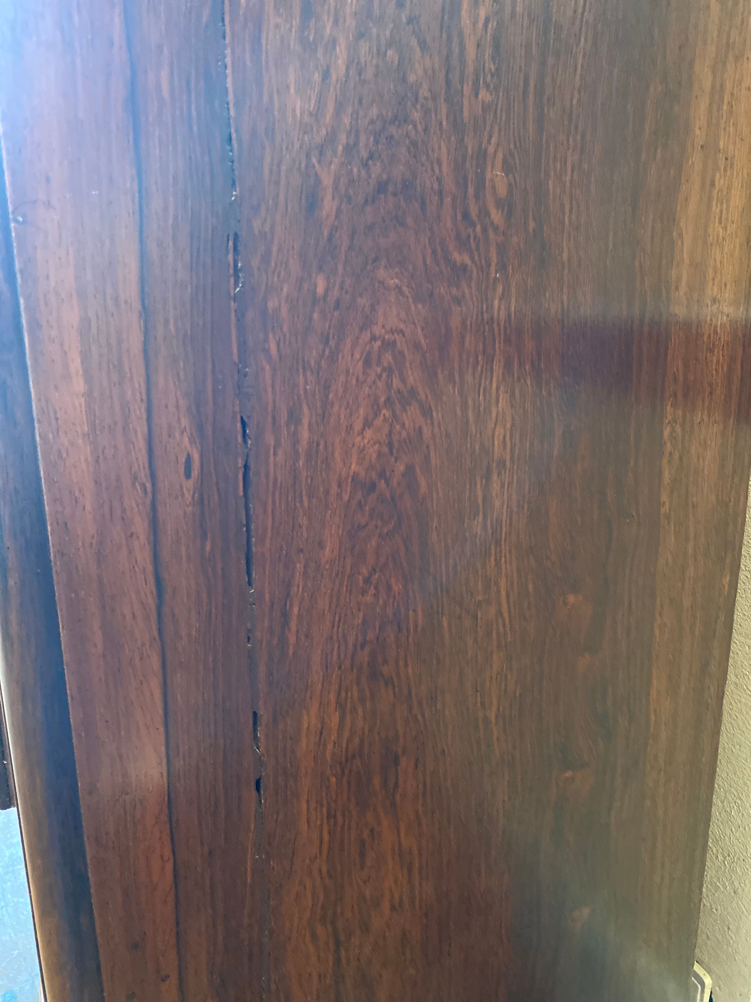 Secretary semainier in mahogany veneer