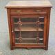 English Regency solid wood display cabinet