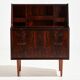 Bureau en palissandre restauré par arne wahl iversen pour vinde møbelfabrik