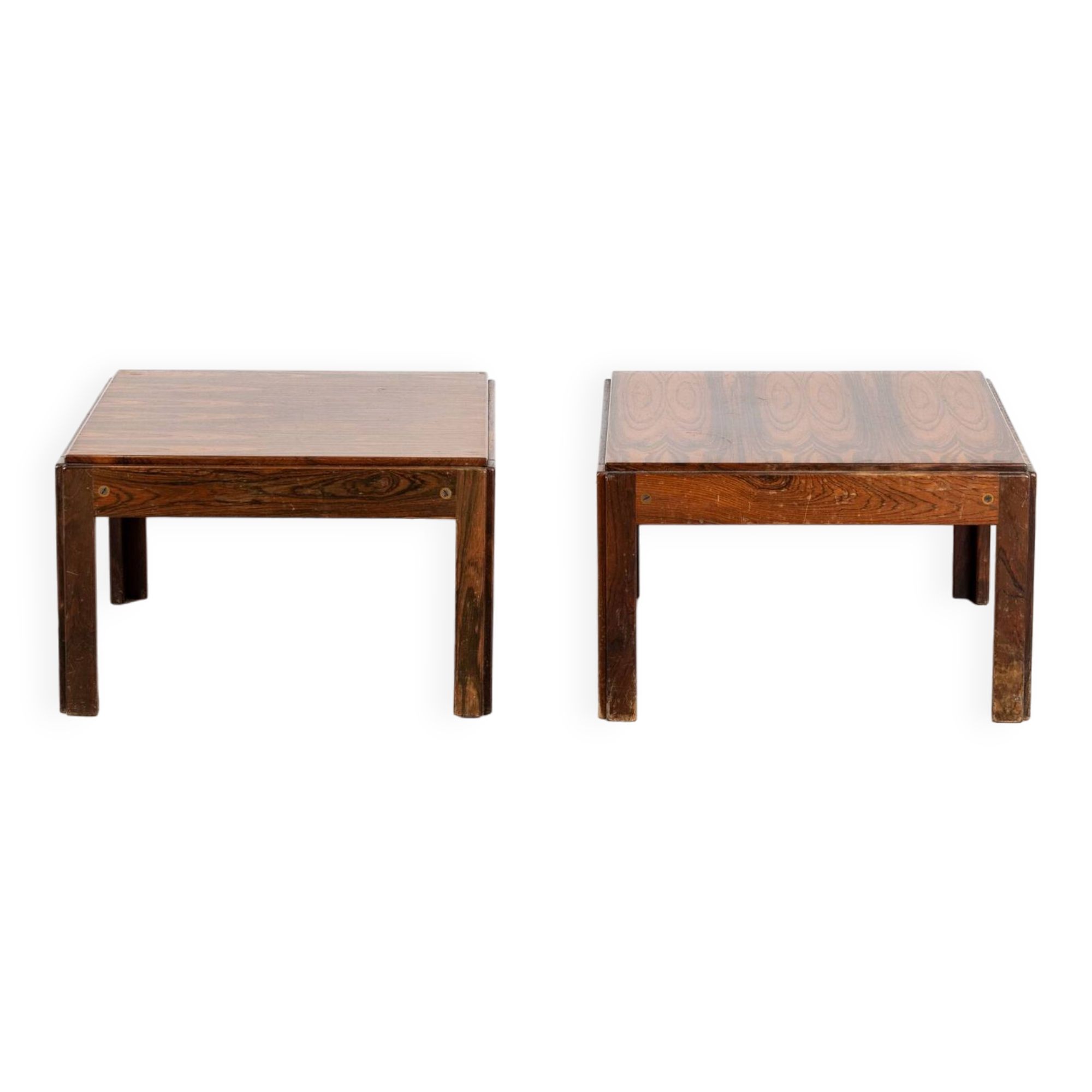 Pair of CFC Silkeborg rosewood bedside tables, Denmark, 1970s