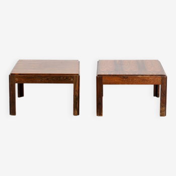 Pair of CFC Silkeborg rosewood bedside tables, Denmark, 1970s