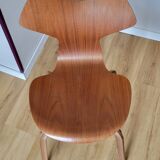 Chaise Arne Jacobsen Grand Prix en noyer Republic of fritz hansen
