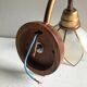 Mother-of-pearl flower sconce