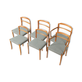 1960s dining chairs, ole wanscher