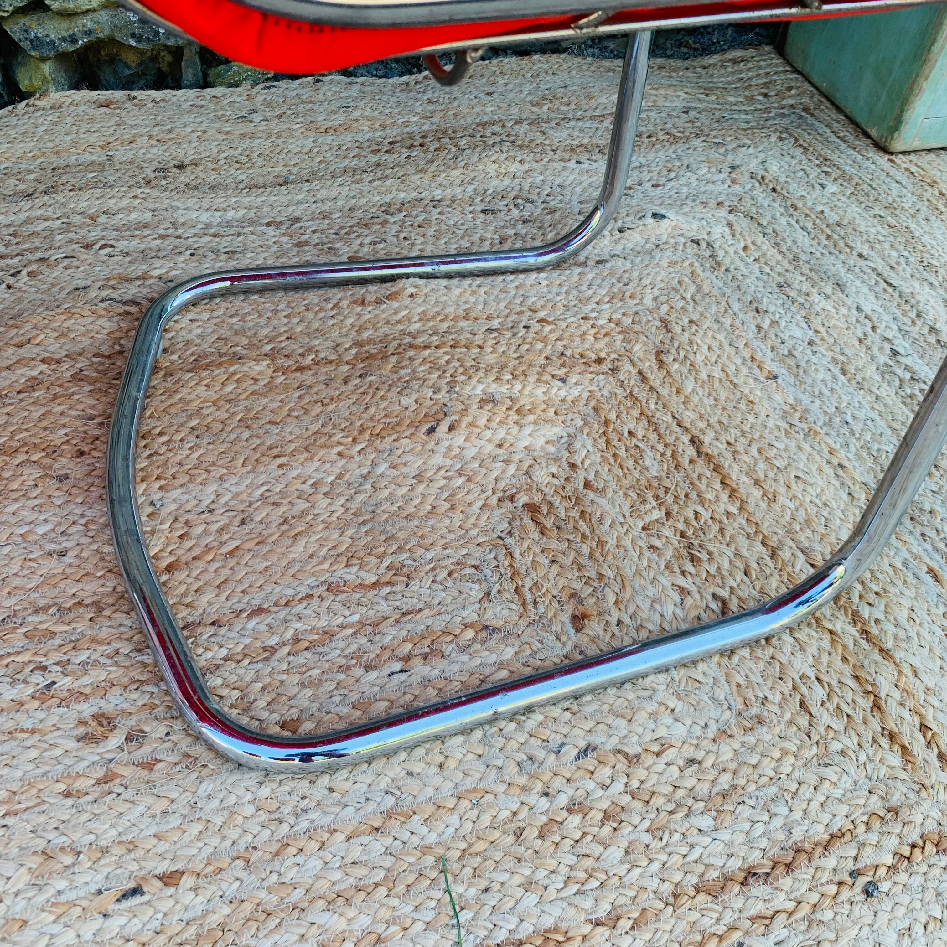 Set of 4 chairs metal Italian design