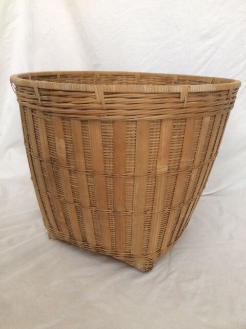 Old rattan basket