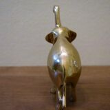 Gilded brass elephant