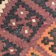 Kilim ancien persan ghashghai tissé main 131x246 cm
