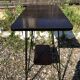 Harness Table Hifi On Wheels Feet Eiffel Metal Black Vintage