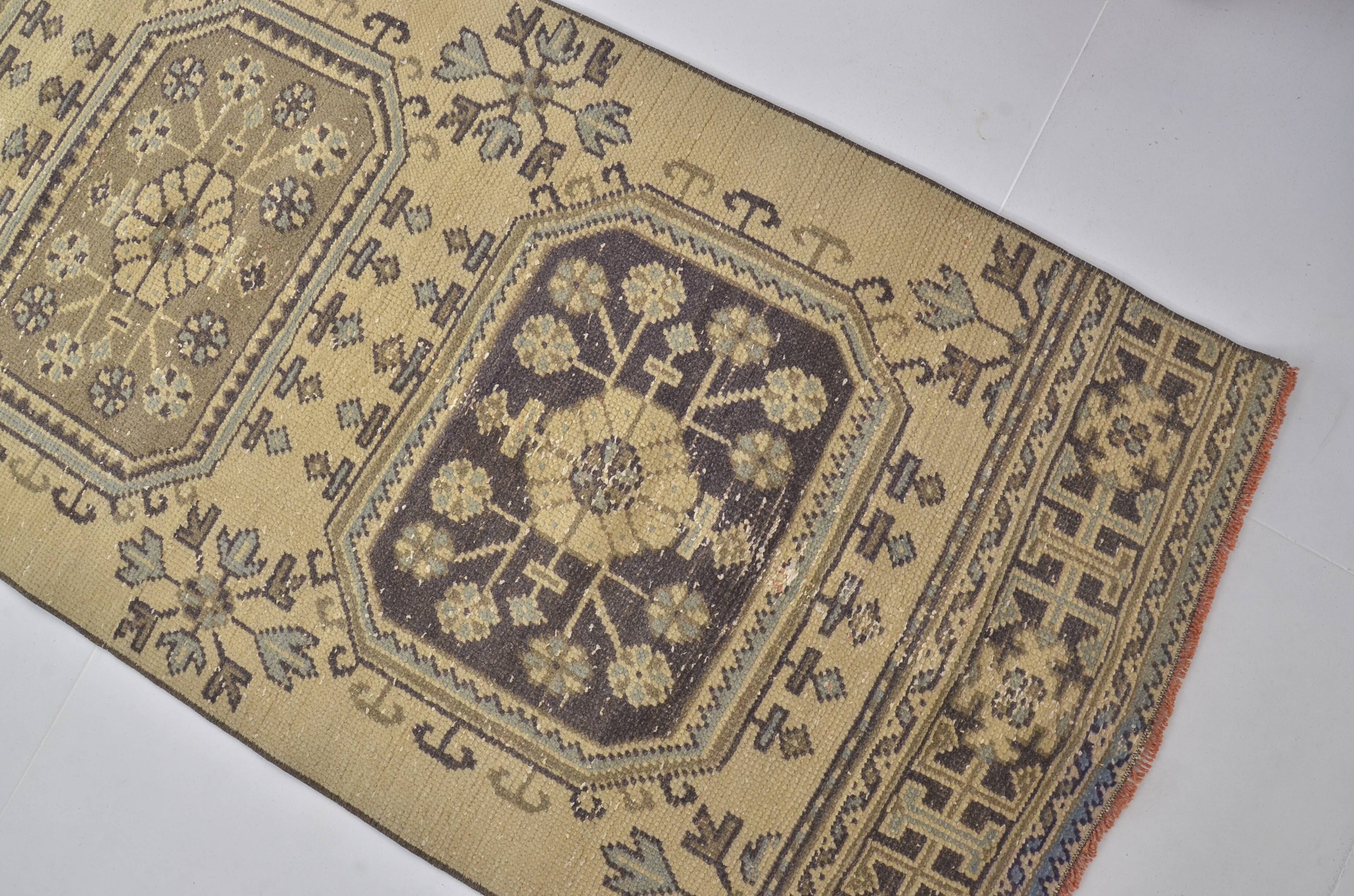 Anatolian Decorative Oushak Runner Rug