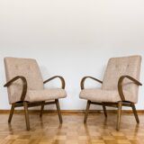 Paire de fauteuils Type 53 par J. Šmidek, TONm 1960