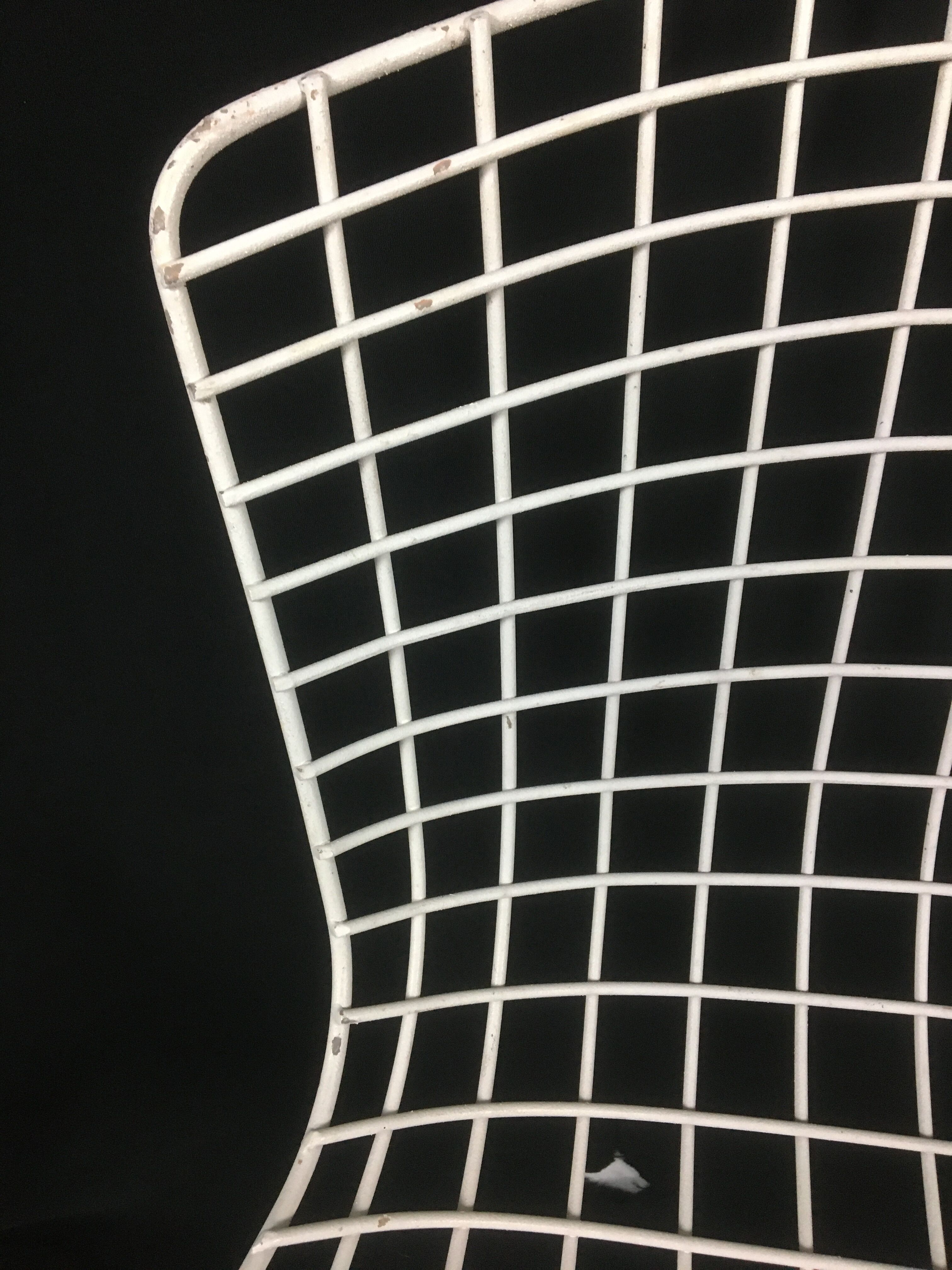 Series of 6 wire chairs by Harry Bertoia for Knoll International