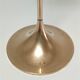 Hi Fi candle holder by Max Bruël for Torben Orskov solid brass h. 26,5 cm