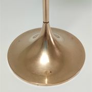 Hi Fi candle holder by Max Bruël for Torben Orskov solid brass h. 26,5 cm