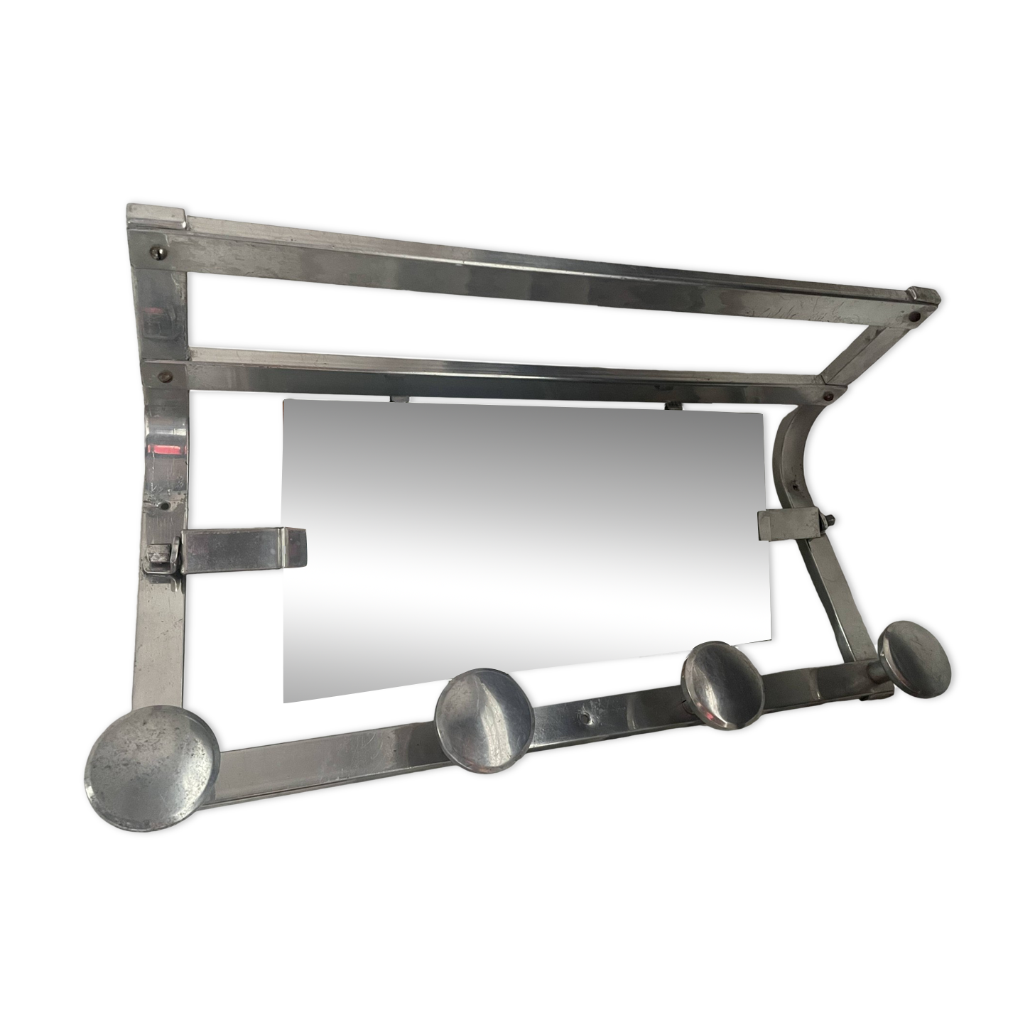 Wall mounted coat rack