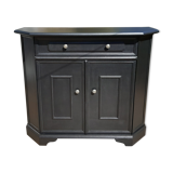 Buffet 2 portes "noir acier"