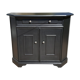 Buffet 2 portes "noir acier"