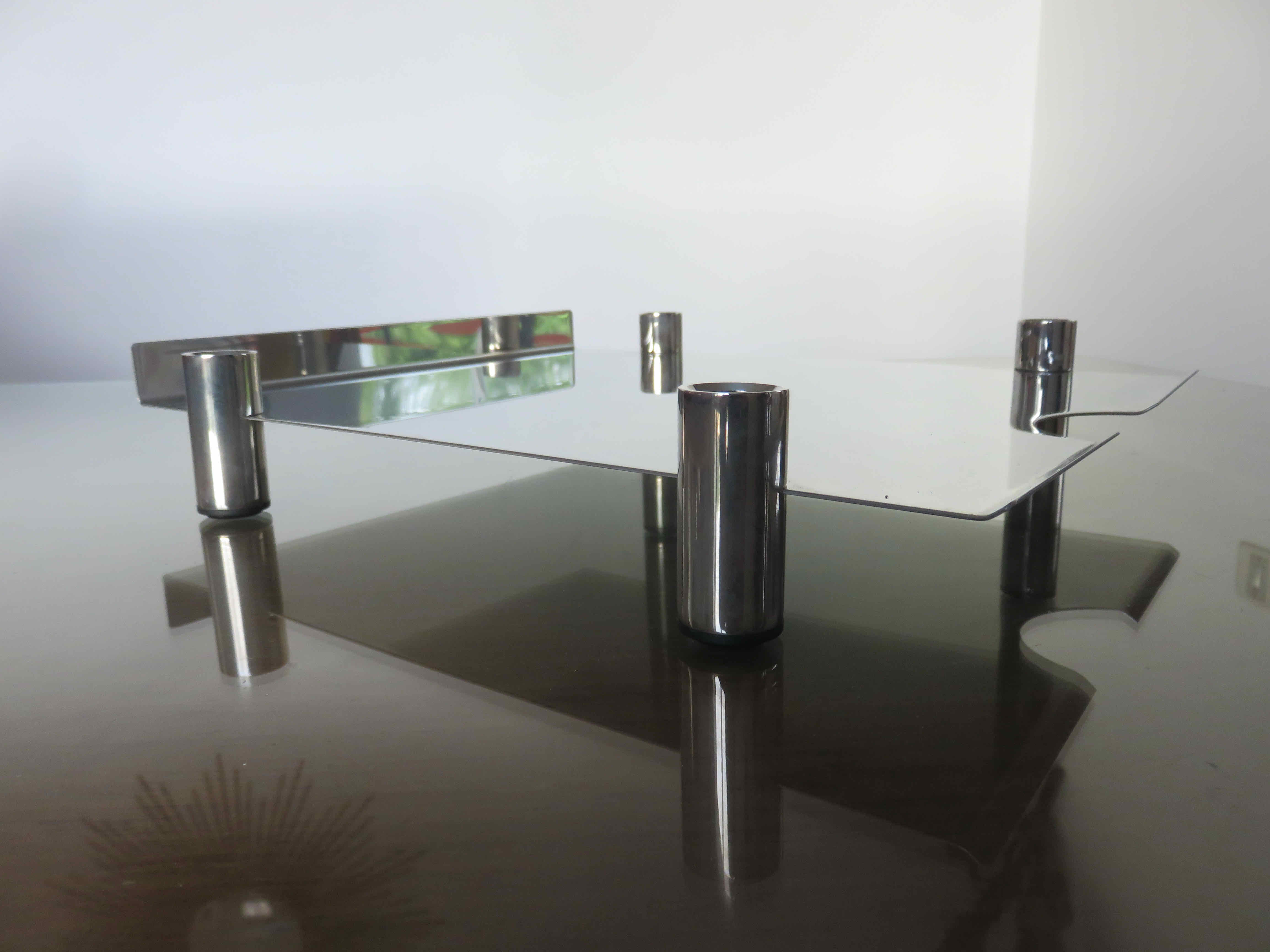 Sorter, mail rack "lerche" germany in stainless steel 80s
