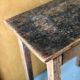 Console table in raw wood