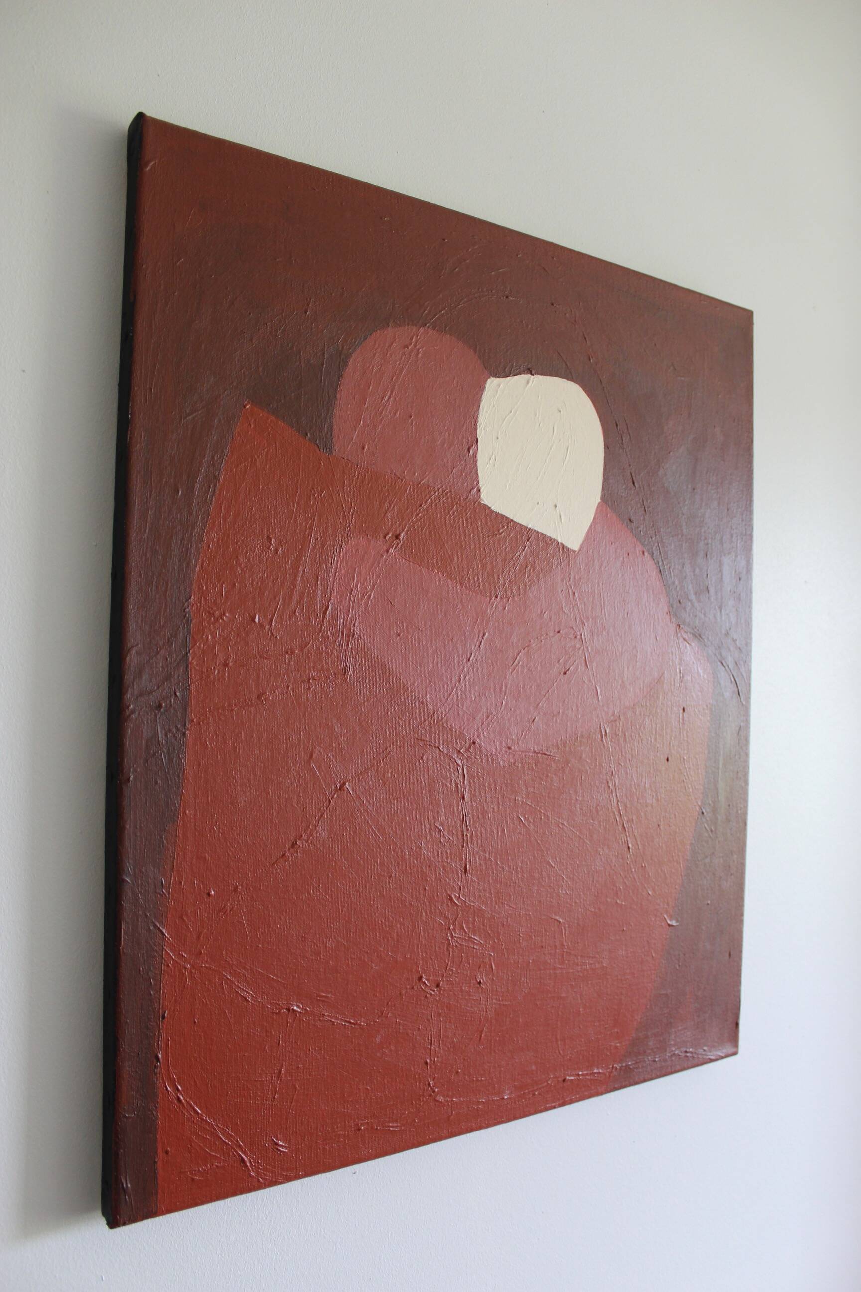 "here with you" original signed canvas painting