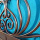 Double wooden headboard turned J & J kohn